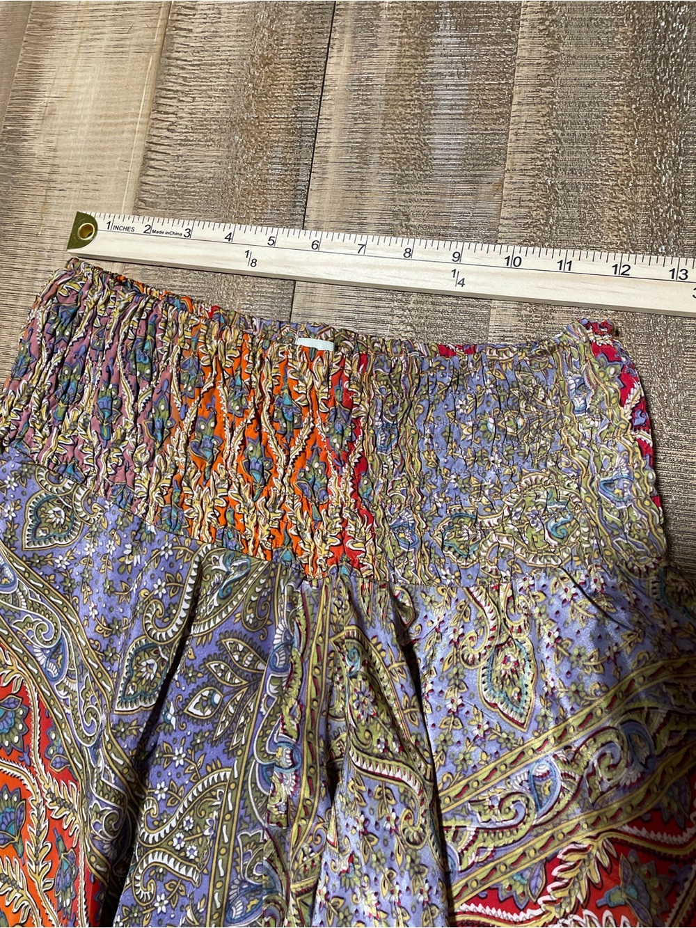 Dolma Bohemian Multicolor Printed Maxi Skirt - Picture 4 of 5